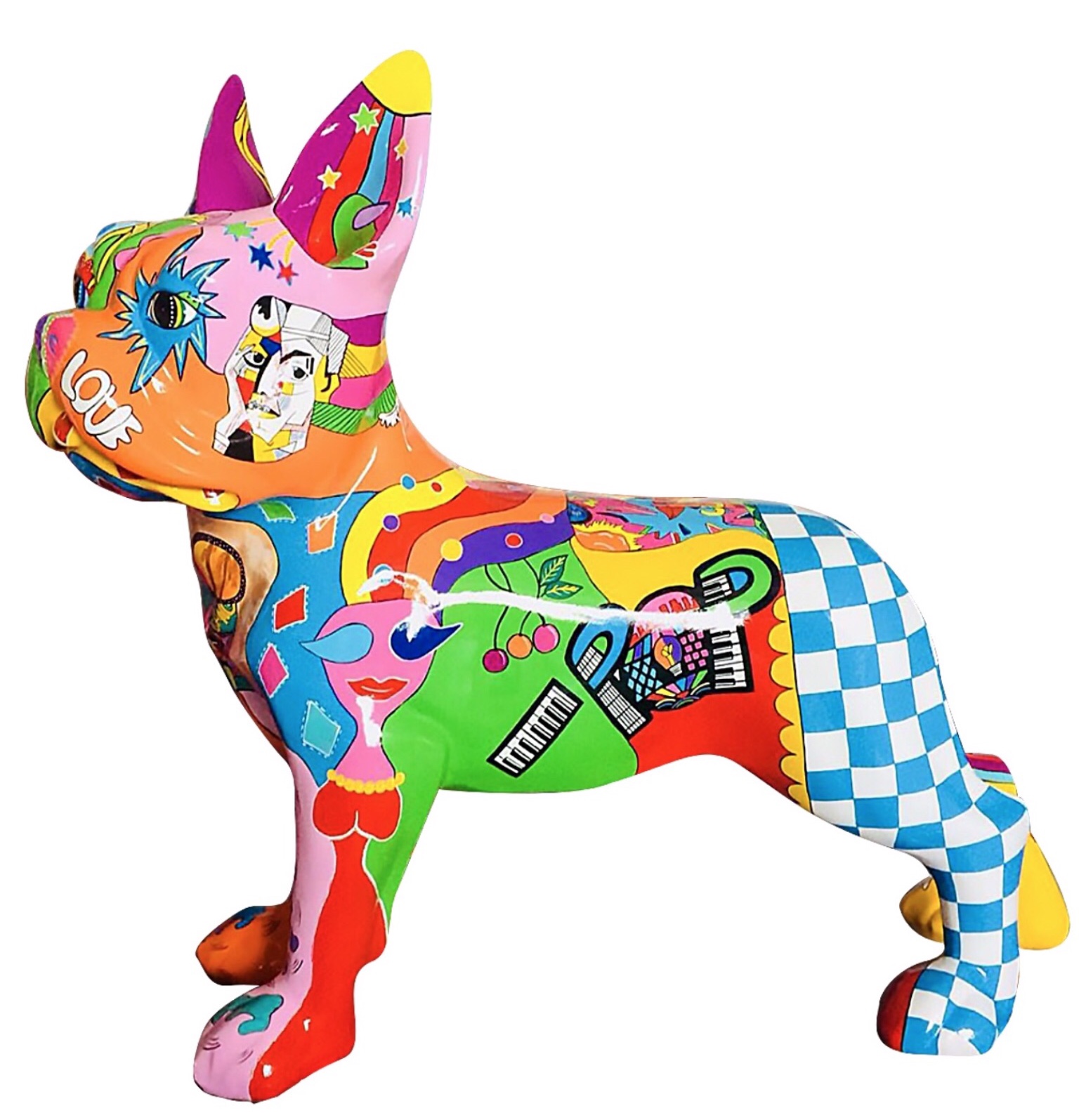 Grand Chien Pop Art Art N Motion Sculpture Chien Vente D Oeuvre D Art